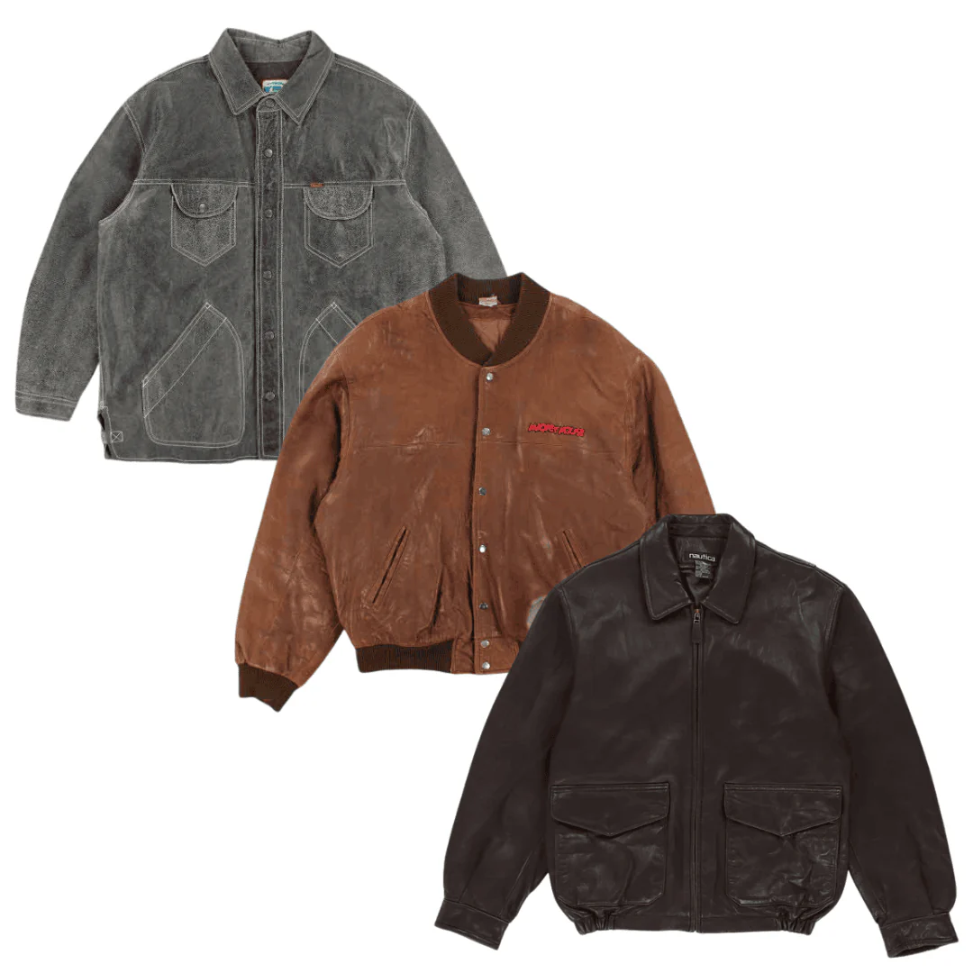 5x BRANDED LEATHER JACKETS - Image 2