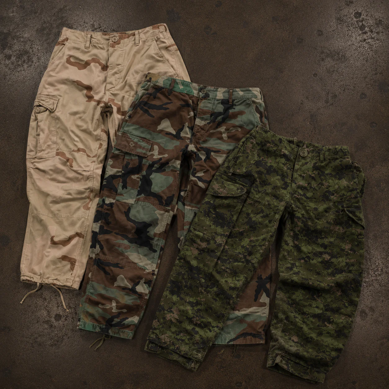25x CAMO CARGO TROUSERS