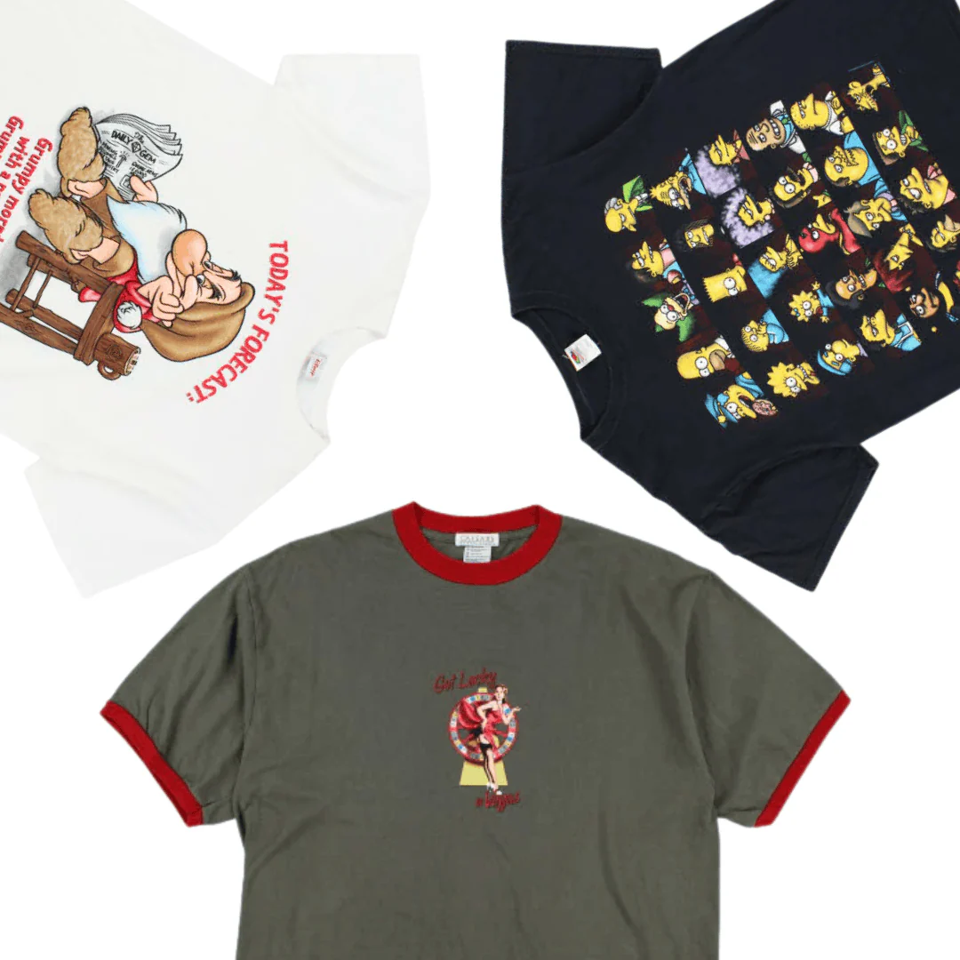 25x CARTOON T-SHIRTS
