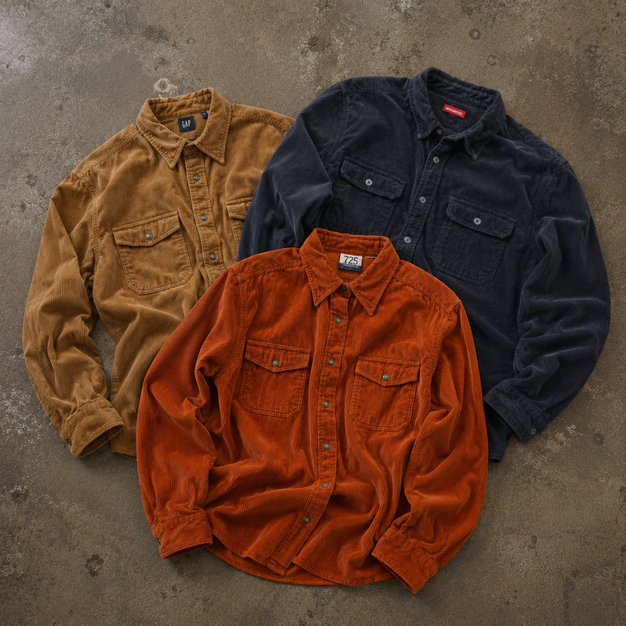 25x CORDUROY SHIRTS