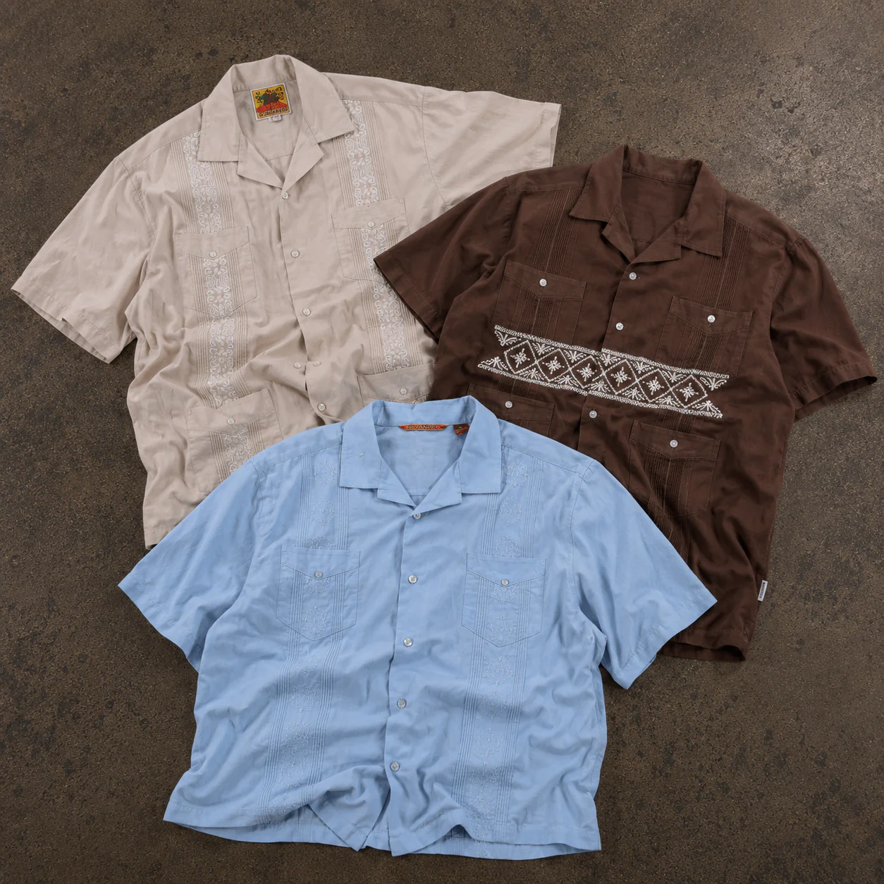 25x CUBAN/PANAMA SHIRTS
