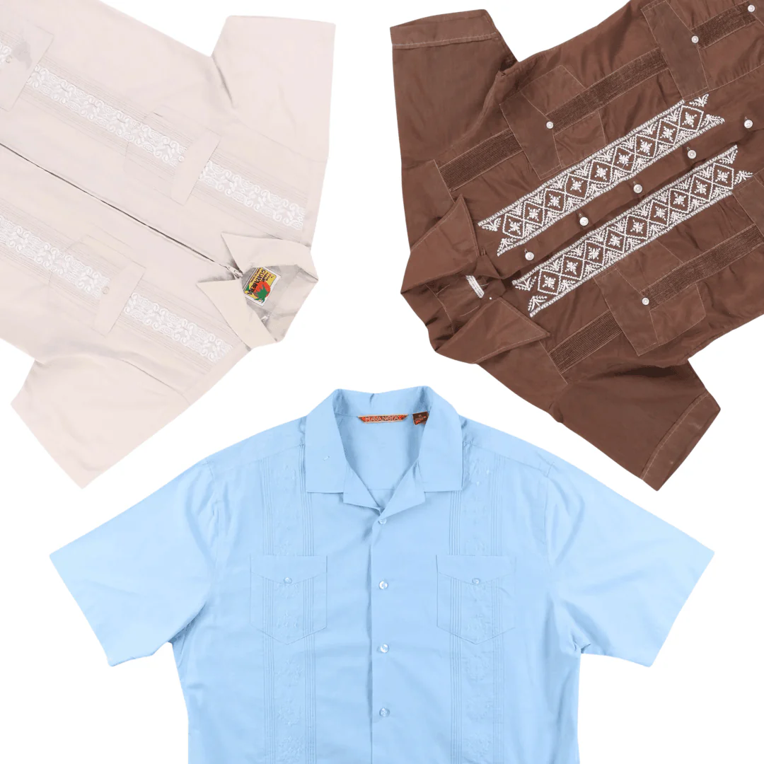 25x CUBAN/PANAMA SHIRTS - Image 2