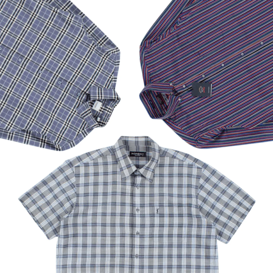 25x DESIGNER BRANDED SHIRTS