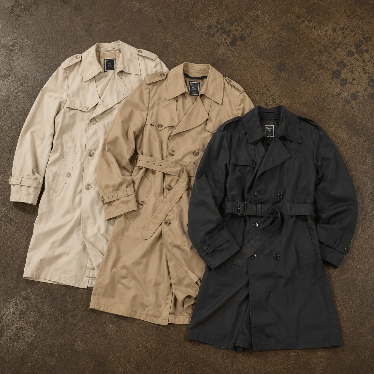 10x DIOR TRENCH COATS