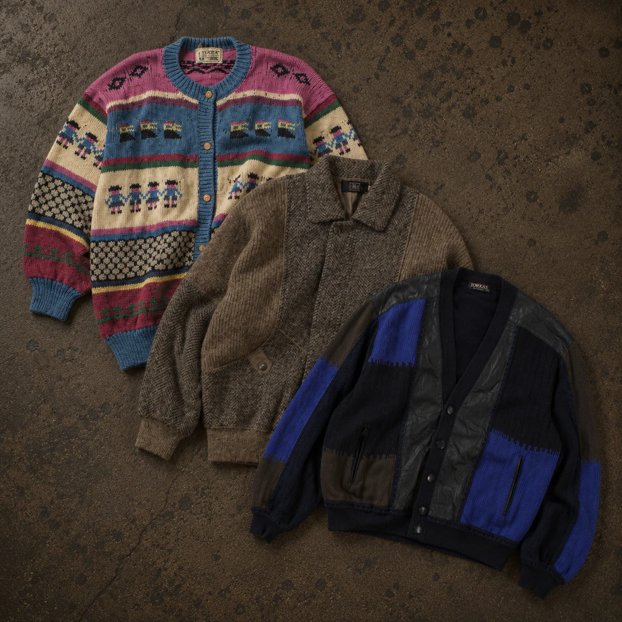 25x FUNKY VINTAGE CARDIGANS