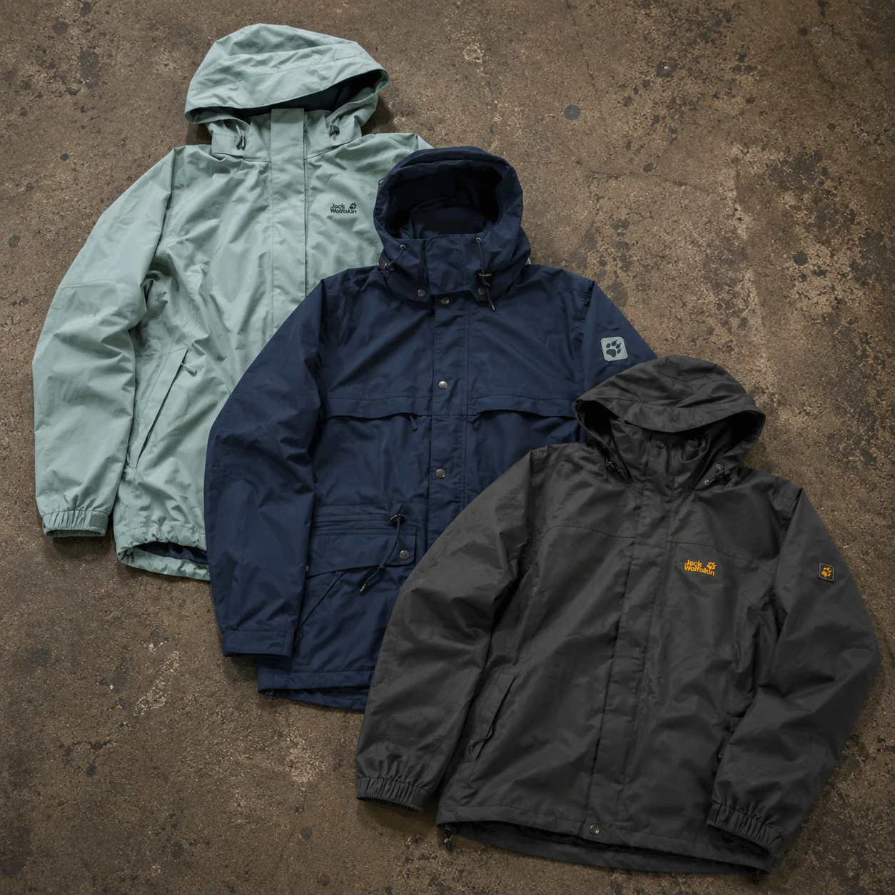 10x JACK WOLFSKIN JACKETS