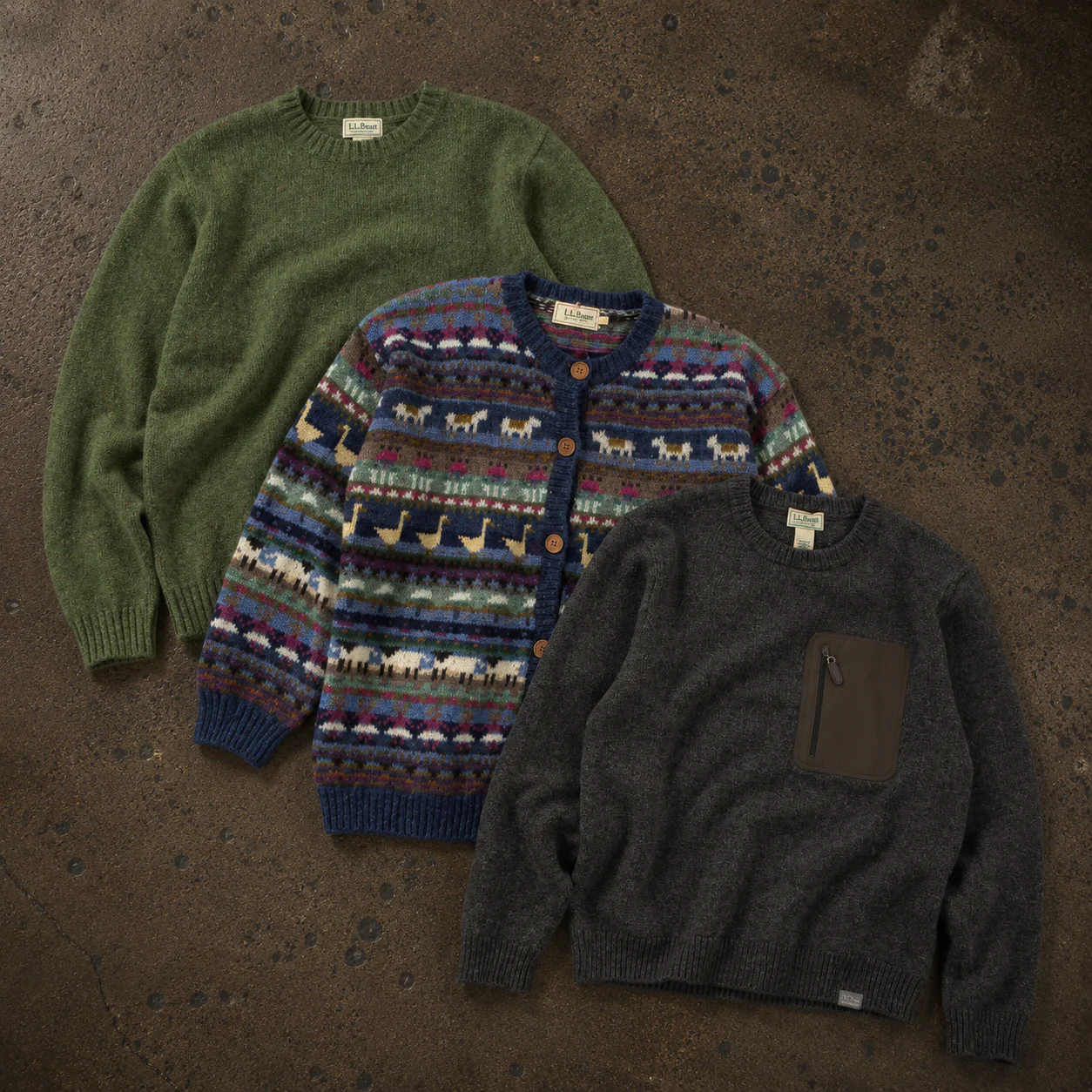 25x LL BEAN KNITWEAR