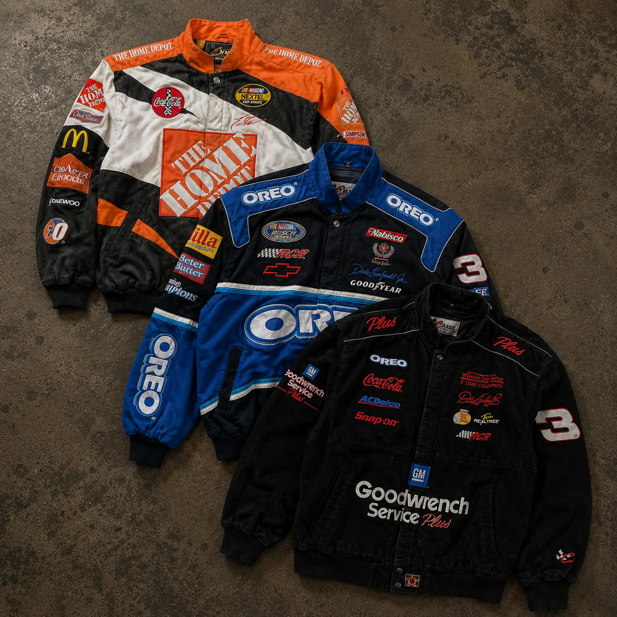 5x NASCAR RACING JACKETS