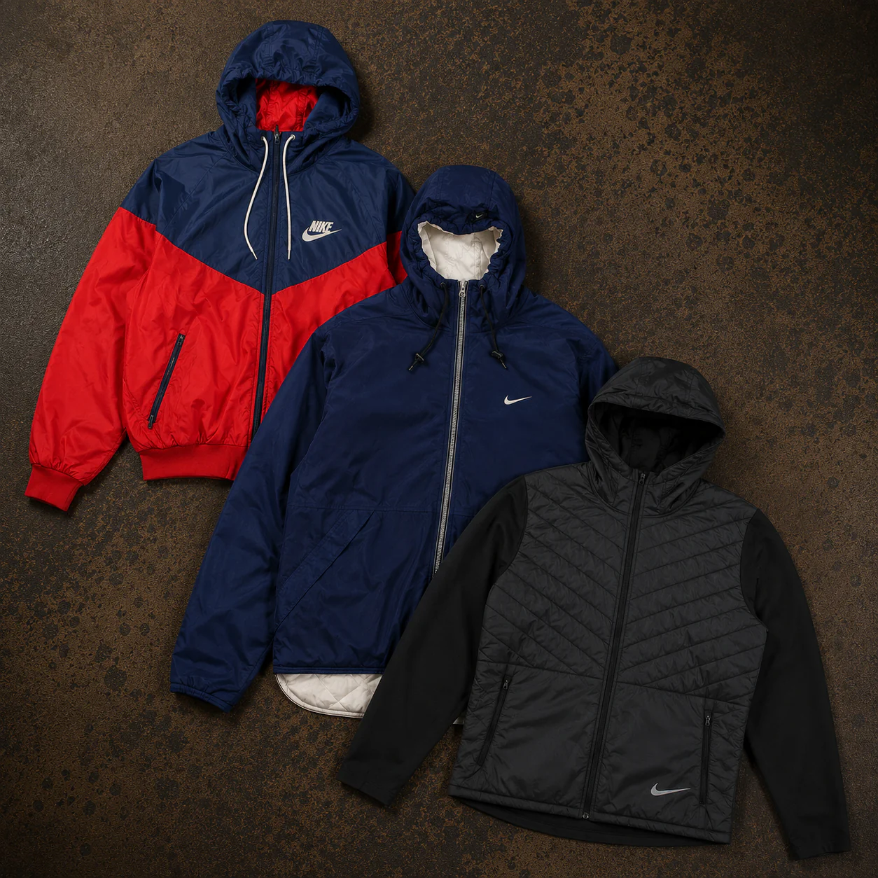 10x NIKE HOODED JACKETS