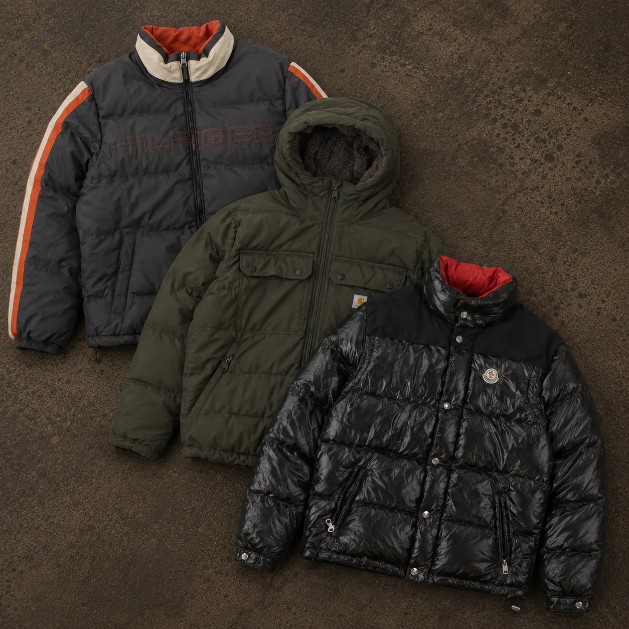 10x PREMIUM BRANDED PUFFER JACKETS