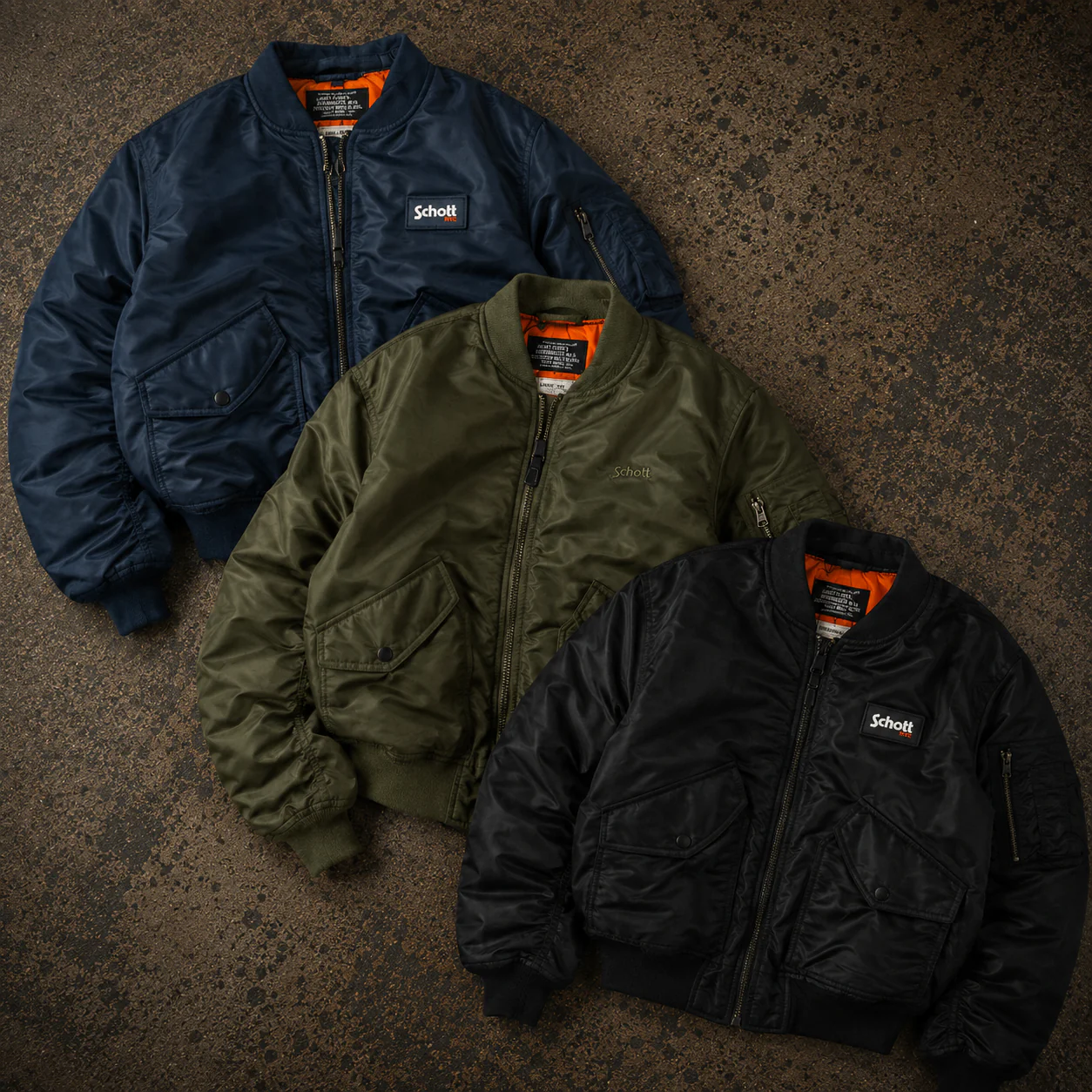 5x SCHOTT JACKETS