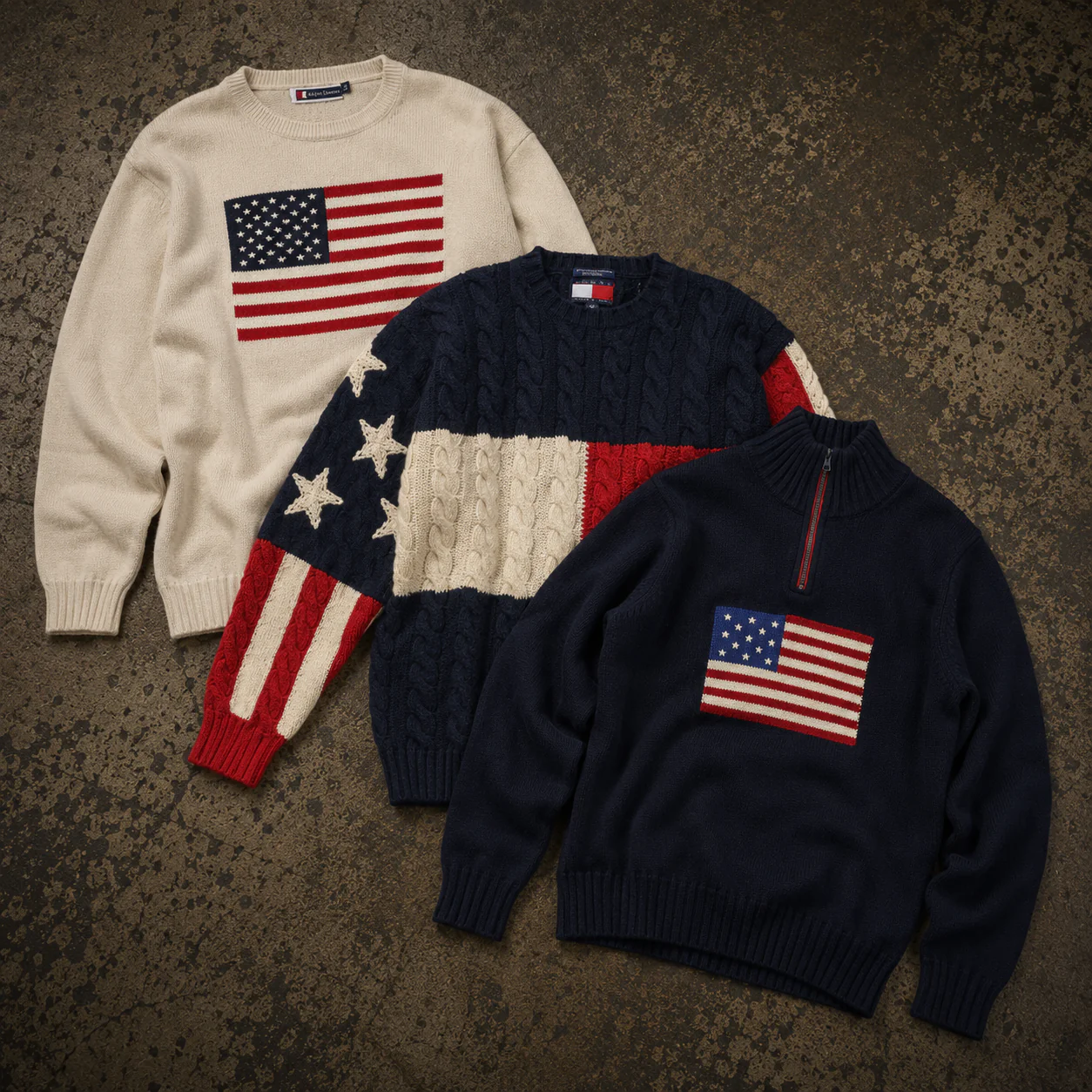 10x USA FLAG KNITWEAR