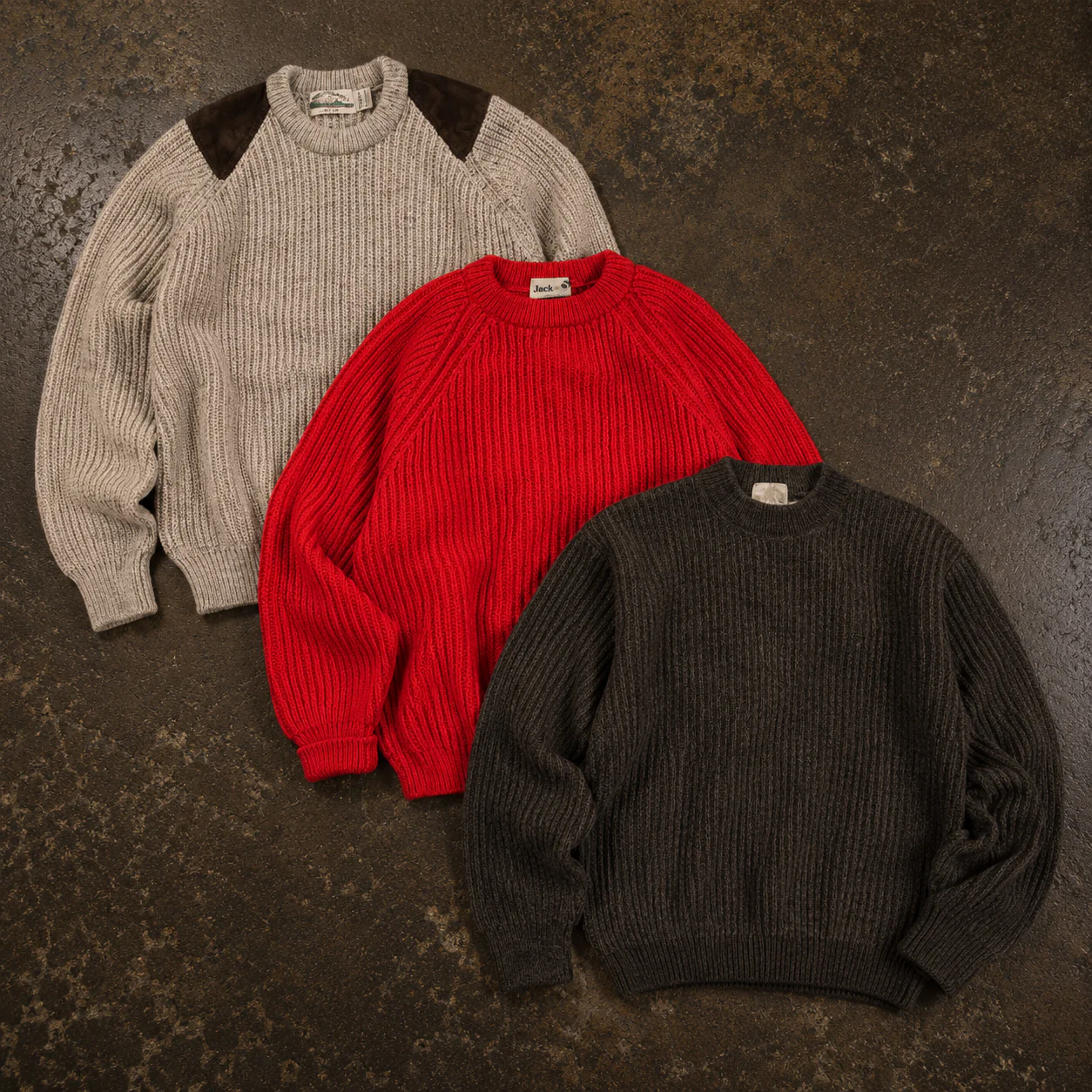 10x VINTAGE RIBBED KNITWEAR