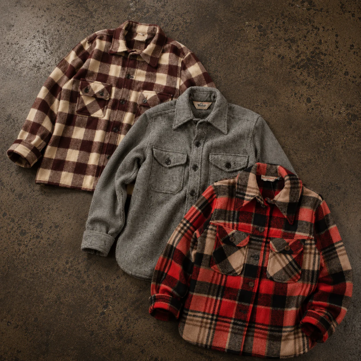 15x VINTAGE WOOL FLANNEL SHIRTS