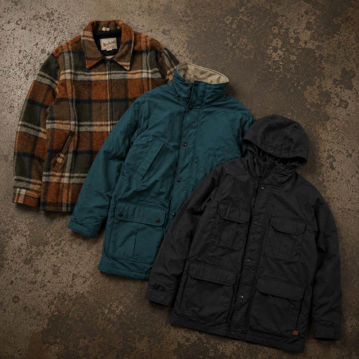 5x WOOLRICH JACKETS