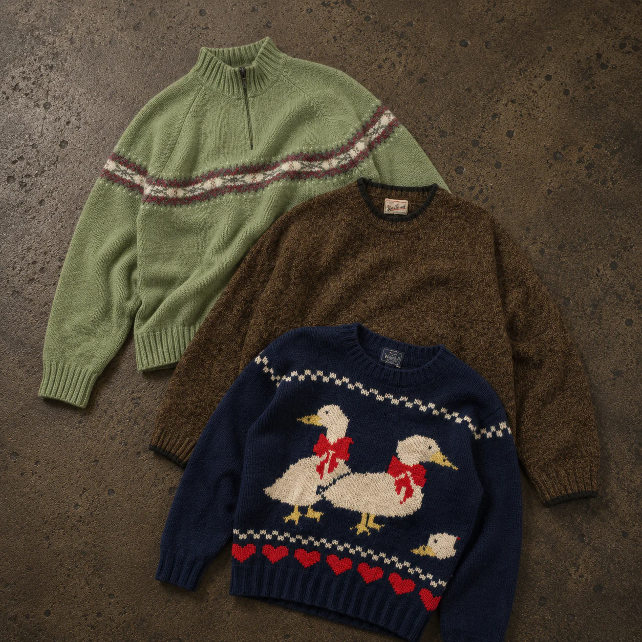 10x WOOLRICH KNITWEAR